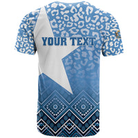 Personalized Somalia Independence Day 2024 T Shirt Somali Star Leopard Mix African Pattern - Wonder Print Shop