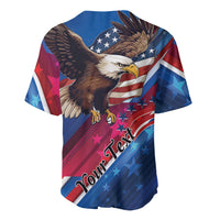Personalized USA Independence Day 2024 Baseball Jersey United States Eagle - Wonder Print Shop