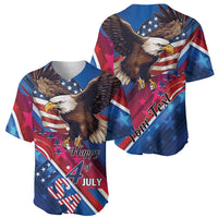 Personalized USA Independence Day 2024 Baseball Jersey United States Eagle - Wonder Print Shop