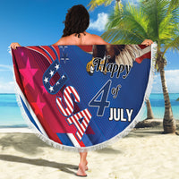 USA Independence Day 2024 Beach Blanket United States Eagle - Wonder Print Shop