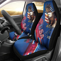 USA Independence Day 2024 Car Seat Cover United States Eagle - Wonder Print Shop
