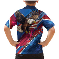 Personalized USA Independence Day 2024 Family Matching Mermaid Dress and Hawaiian Shirt United States Eagle - Wonder Print Shop