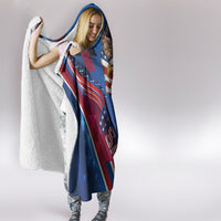 USA Independence Day 2024 Hooded Blanket United States Eagle