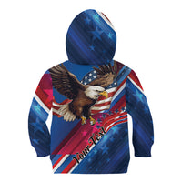 Personalized USA Independence Day 2024 Kid Hoodie United States Eagle - Wonder Print Shop