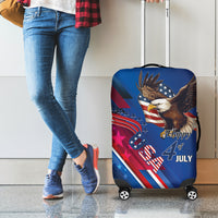 USA Independence Day 2024 Luggage Cover United States Eagle - Wonder Print Shop