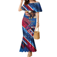 Personalized USA Independence Day 2024 Mermaid Dress United States Eagle - Wonder Print Shop