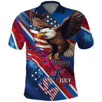 Personalized USA Independence Day 2024 Polo Shirt United States Eagle - Wonder Print Shop
