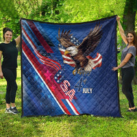 USA Independence Day 2024 Quilt United States Eagle - Wonder Print Shop