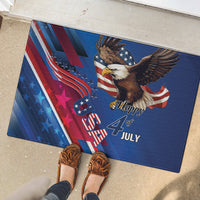 USA Independence Day 2024 Rubber Doormat United States Eagle - Wonder Print Shop