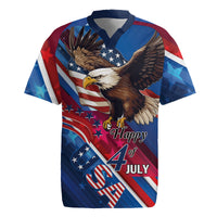 Personalized USA Independence Day 2024 Rugby Jersey United States Eagle - Wonder Print Shop