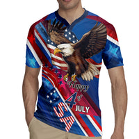 Personalized USA Independence Day 2024 Rugby Jersey United States Eagle - Wonder Print Shop