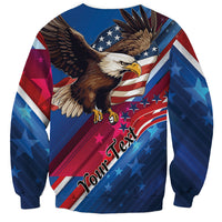 Personalized USA Independence Day 2024 Sweatshirt United States Eagle - Wonder Print Shop