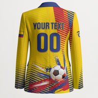 Custom Colombia 2026 World Football Blazer Los Cafeteros Go Champion