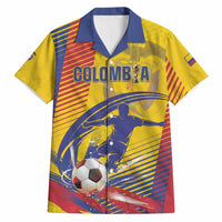 Custom Colombia 2026 World Football Hawaiian Shirt Los Cafeteros Go Champion
