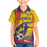 Custom Colombia 2026 World Football Hawaiian Shirt Los Cafeteros Go Champion
