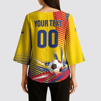 Custom Colombia 2026 World Football Kimono Sleeve Blouse Los Cafeteros Go Champion