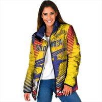 Custom Colombia 2026 World Football Padded Jacket Los Cafeteros Go Champion