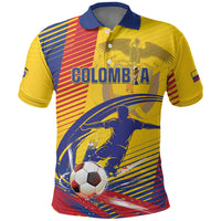 Custom Colombia 2026 World Football Polo Shirt Los Cafeteros Go Champion