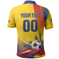 Custom Colombia 2026 World Football Polo Shirt Los Cafeteros Go Champion
