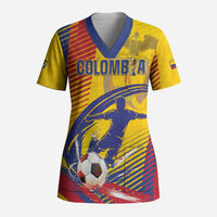 Custom Colombia 2026 World Football Scrub Top Los Cafeteros Go Champion