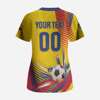 Custom Colombia 2026 World Football Scrub Top Los Cafeteros Go Champion