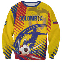 Custom Colombia 2026 World Football Sweatshirt Los Cafeteros Go Champion