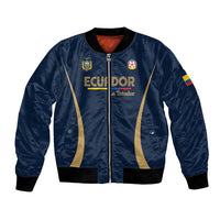Custom Ecuador 2026 World Football Bomber Jacket La Tri Go Champion