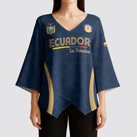 Custom Ecuador 2026 World Football Kimono Sleeve Blouse La Tri Go Champion