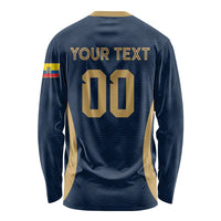 Custom Ecuador 2026 World Football Long Sleeve Shirt La Tri Go Champion