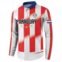 Custom Paraguay 2026 World Football Button Sweatshirt La Albirroja Go Champion