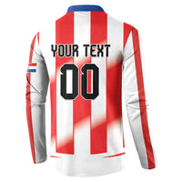 Custom Paraguay 2026 World Football Button Sweatshirt La Albirroja Go Champion