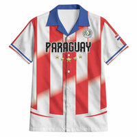 Custom Paraguay 2026 World Football Hawaiian Shirt La Albirroja Go Champion