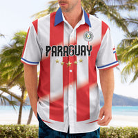 Custom Paraguay 2026 World Football Hawaiian Shirt La Albirroja Go Champion