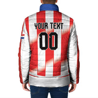 Custom Paraguay 2026 World Football Padded Jacket La Albirroja Go Champion