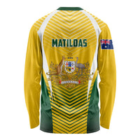 Australia Soccer Long Sleeve Shirt Matildas Sporty Yellow Version LT01