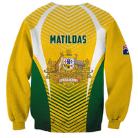 Australia Soccer Sweatshirt Matildas Sporty Yellow Version - Wonder Print Shop