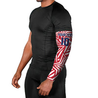 Custom Soccer 2026 USA Arm Sleeves Red Star Stylized