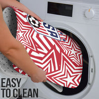 Soccer 2026 USA Bathroom Set Red Star Stylized