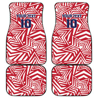 Custom Soccer 2026 USA Car Mats Red Star Stylized