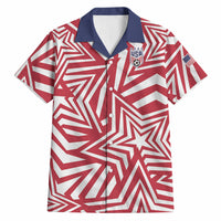 Custom Soccer 2026 USA Hawaiian Shirt Red Star Stylized