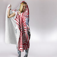Soccer 2026 USA Hooded Blanket Red Star Stylized