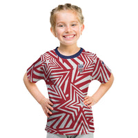 Custom Soccer 2026 USA Kid T Shirt Red Star Stylized