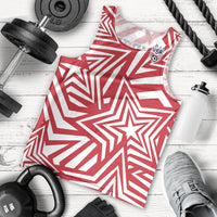 Custom Soccer 2026 USA Men Tank Top Red Star Stylized