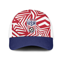 Soccer 2026 USA Mesh Trucker Cap Red Star Stylized