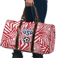 Soccer 2026 USA Travel Bag Red Star Stylized