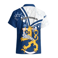 Finland Hawaiian Shirt Suomi Lion With Lily of the Valley - Wonder Print Shop
