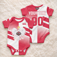 Custom Volleyball 2026 Poland 3rd Champions Baby Onesie