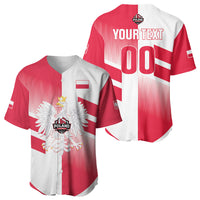 Custom Volleyball 2026 Poland 3rd Champions Baseball Jersey