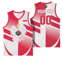 Custom Volleyball 2026 Poland 3rd Champions Basketball Jersey