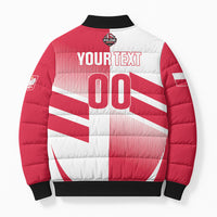 Custom Volleyball 2026 Poland 3rd Champions Bomber Puffer Jacket